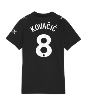 Billige Fotballdrakt Manchester City Mateo Kovacic #8 Replika Bortedrakt Dame 2025-26 Kortermet Billige Fotballdrakt Manchester City Mateo Kovacic #8 Replika Bortedrakt Dame 2025-26 Kortermet
